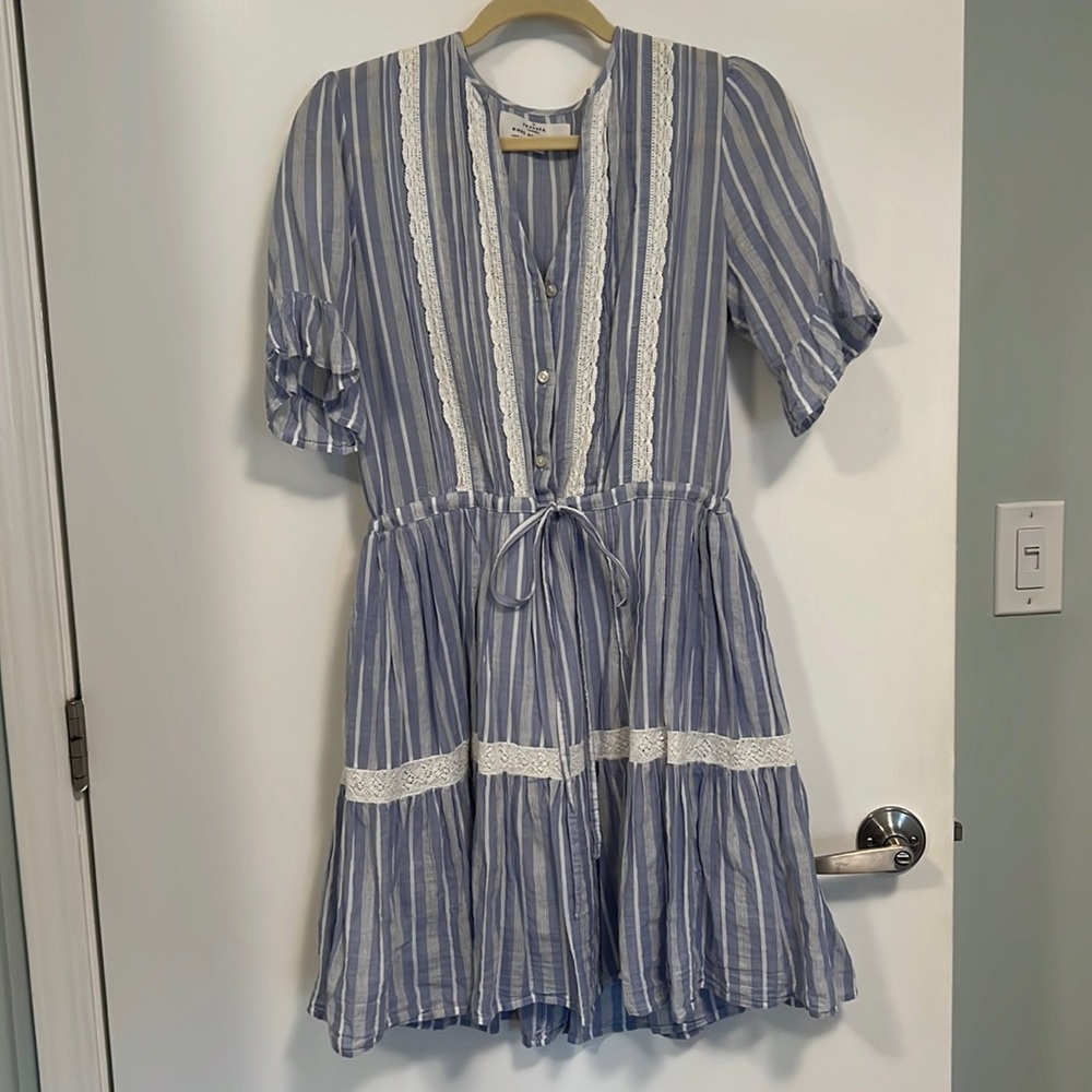 Striped mini dress